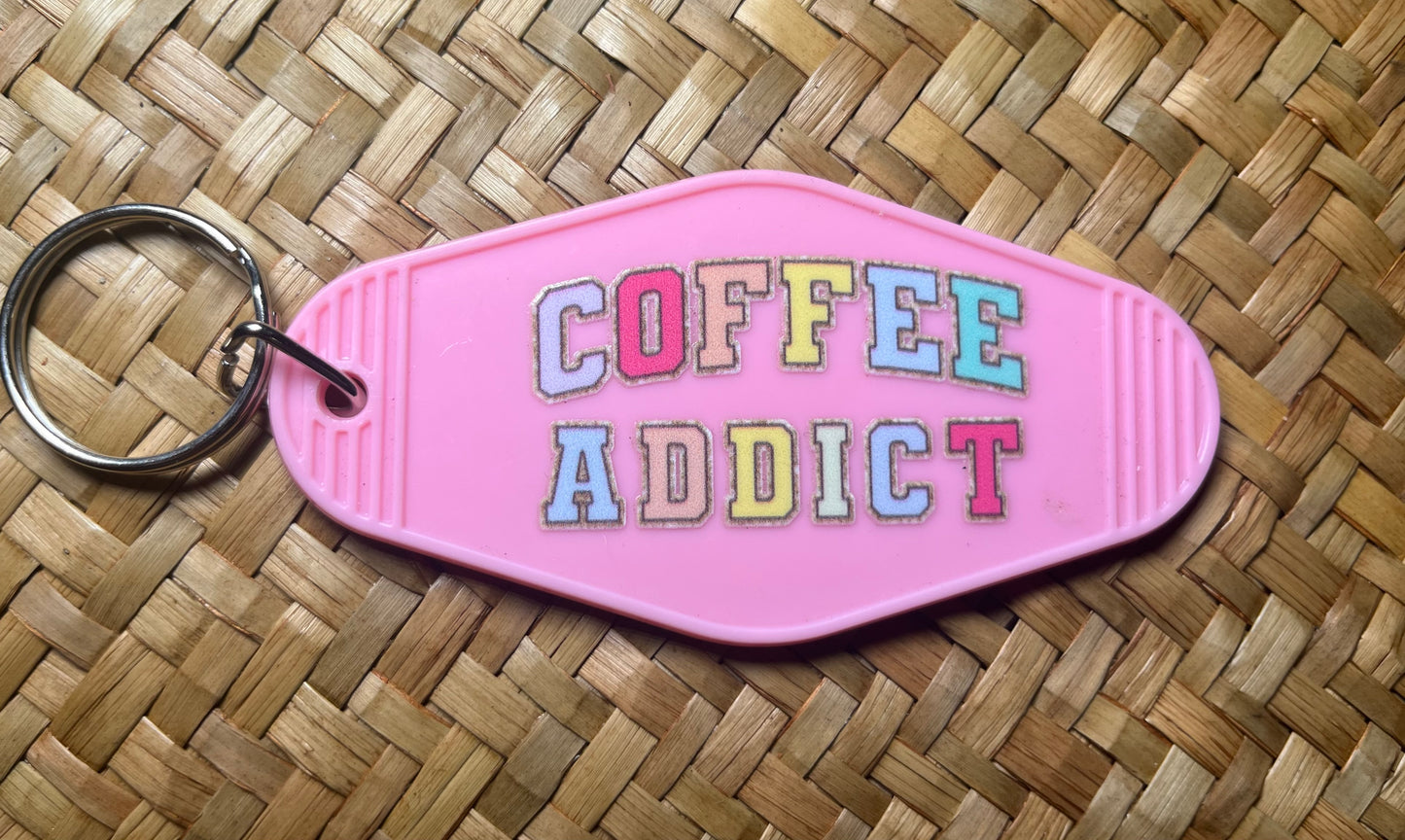 Coffee Addict Keychain