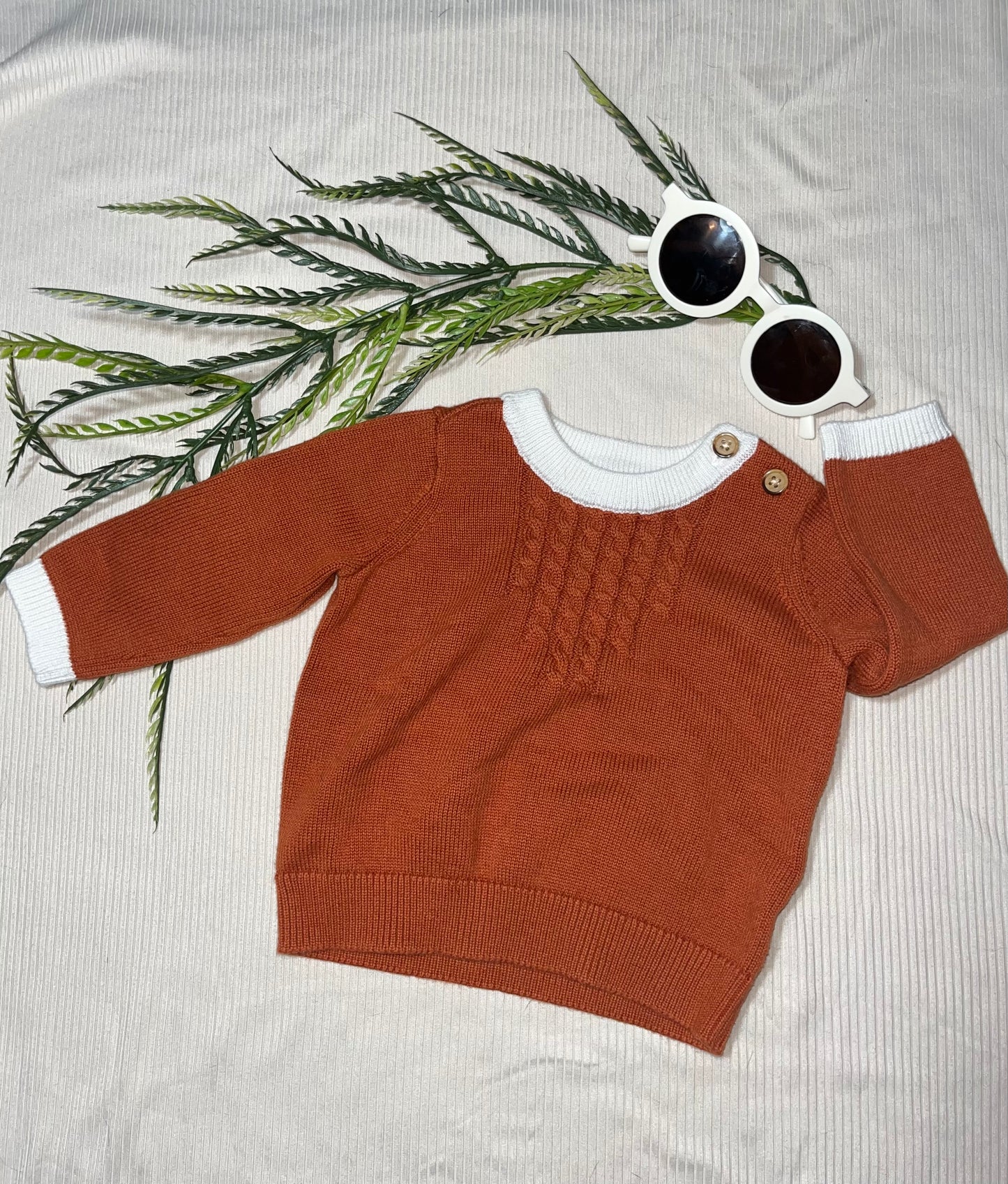 Terra-cotta ￼sweater