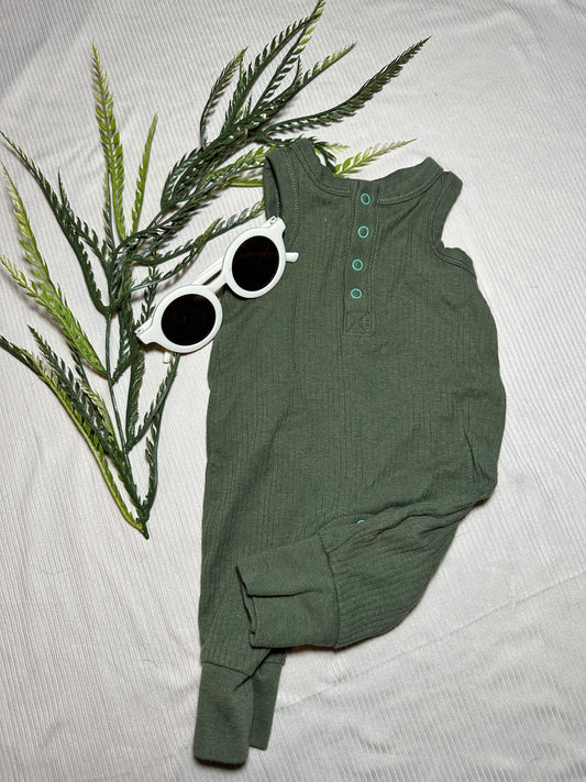 Hunter green jumpsuit