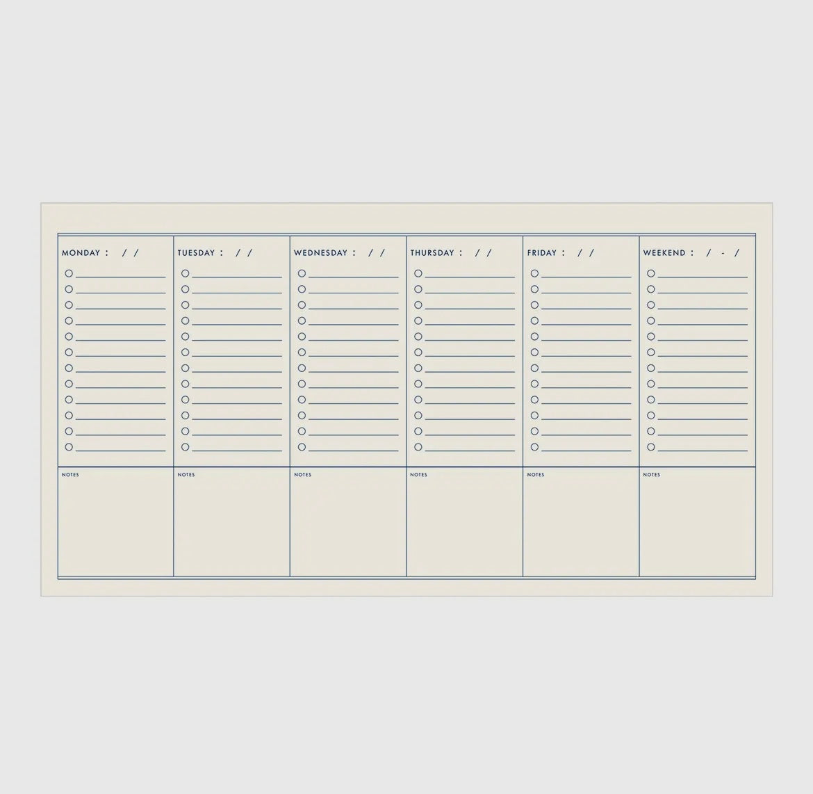 Weekly Planner